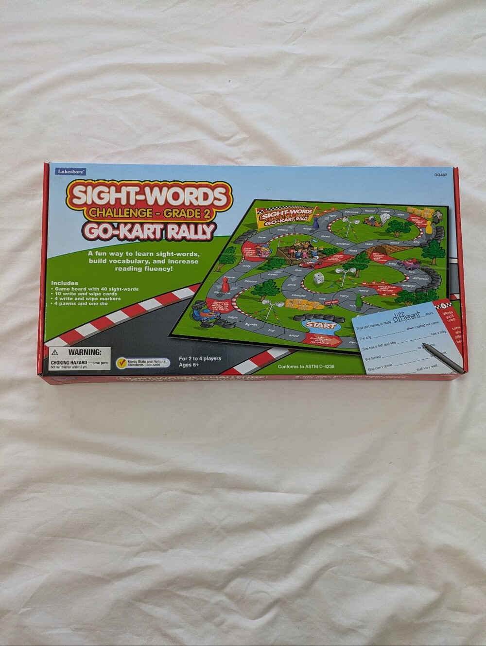 Lakeshore Sight-Words Challenge Gr 2 Go Cart Rally